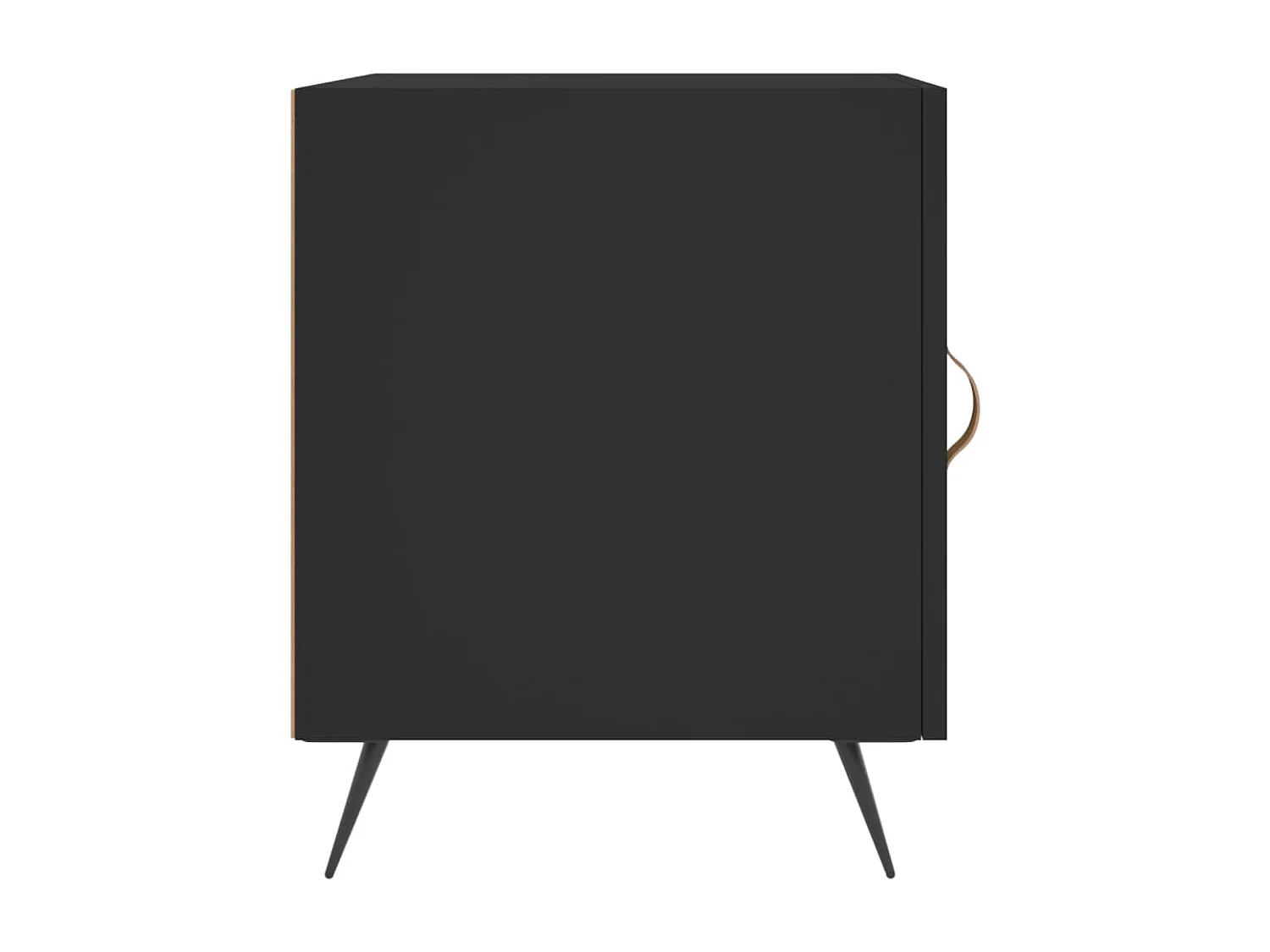Tables de chevet 2 pcs noir 40x40x50 cm bois d’ingénierie