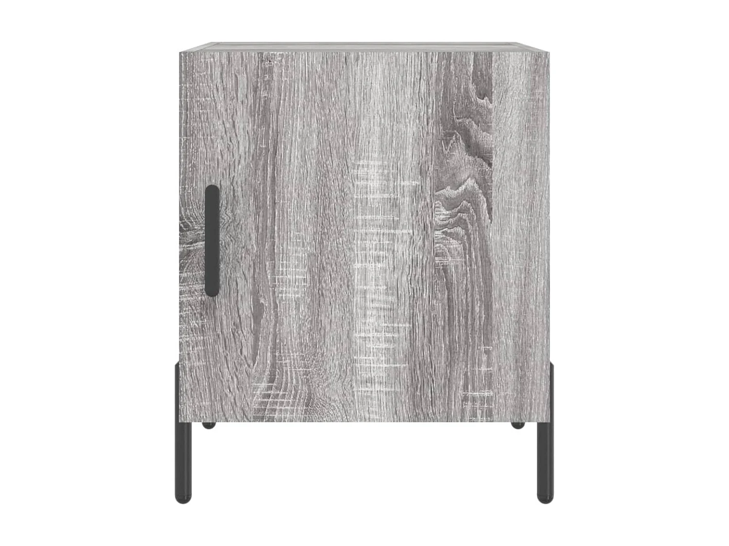 Table de chevet sonoma gris 40x40x50 cm bois d'ingénierie