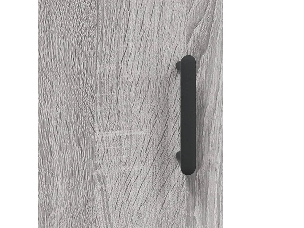 Table de chevet sonoma gris 40x40x50 cm bois d'ingénierie