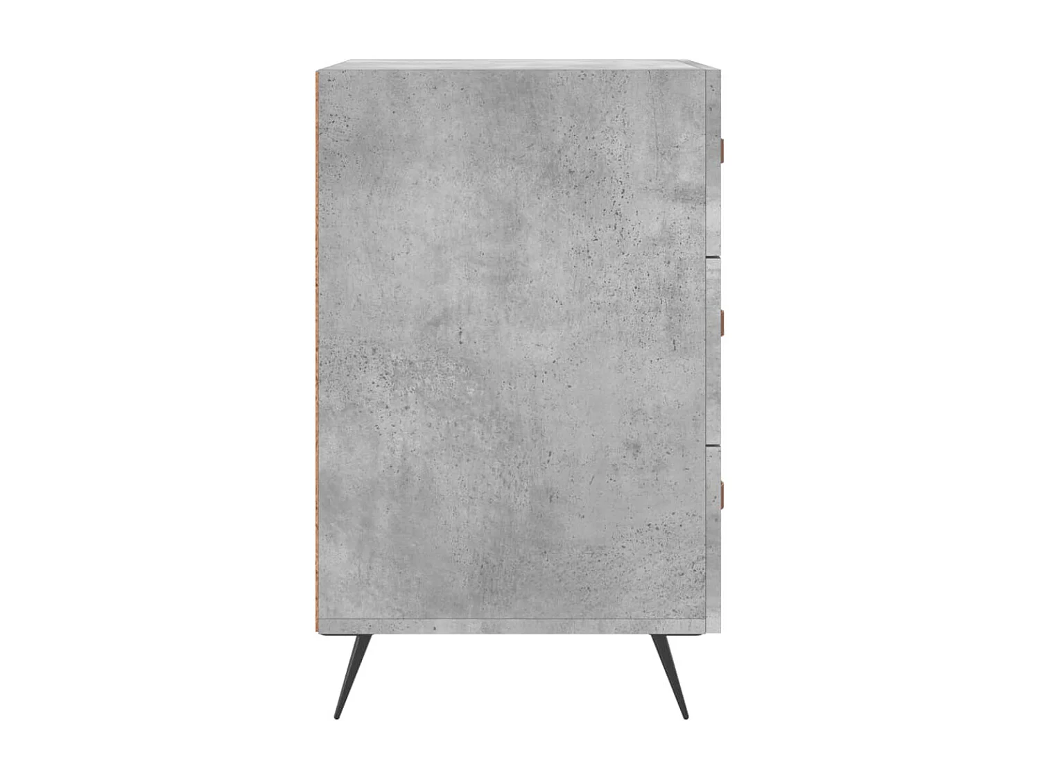 Mesa de cabeceira 40x40x66 cm derivados madeira cinza cimento