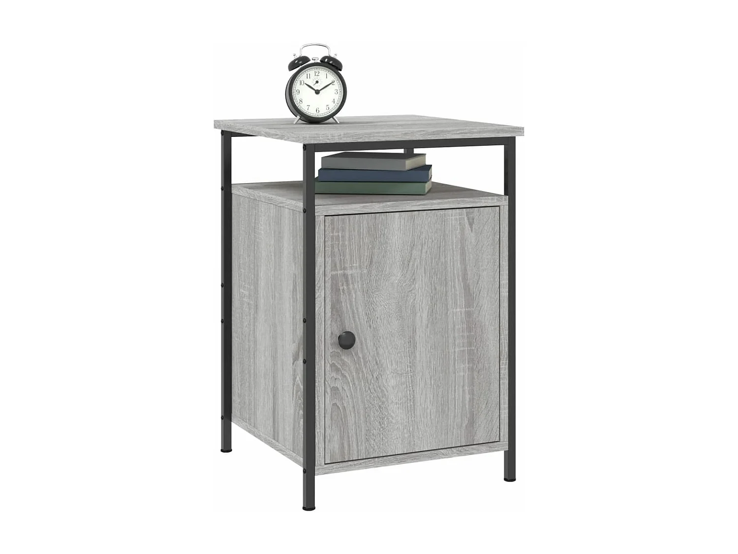 Nachttische 2 Stk. Grau Sonoma 40x42x60 cm Holzwerkstoff