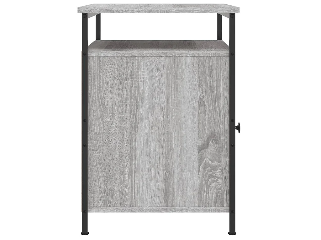 Tables de chevet 2 pcs sonoma gris 40x42x60cm bois d'ingénierie