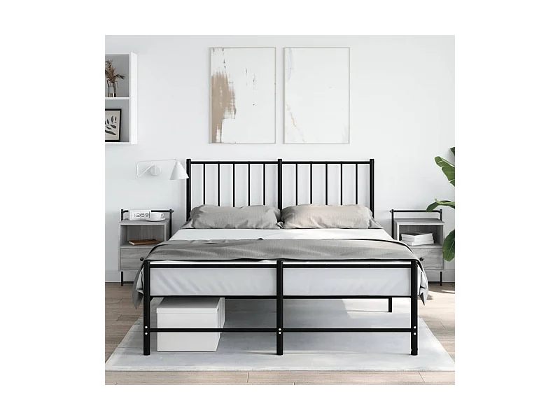 Wand-Nachttische 2 Stk. Grau Sonoma 40x30x61 cm Holzwerkstoff