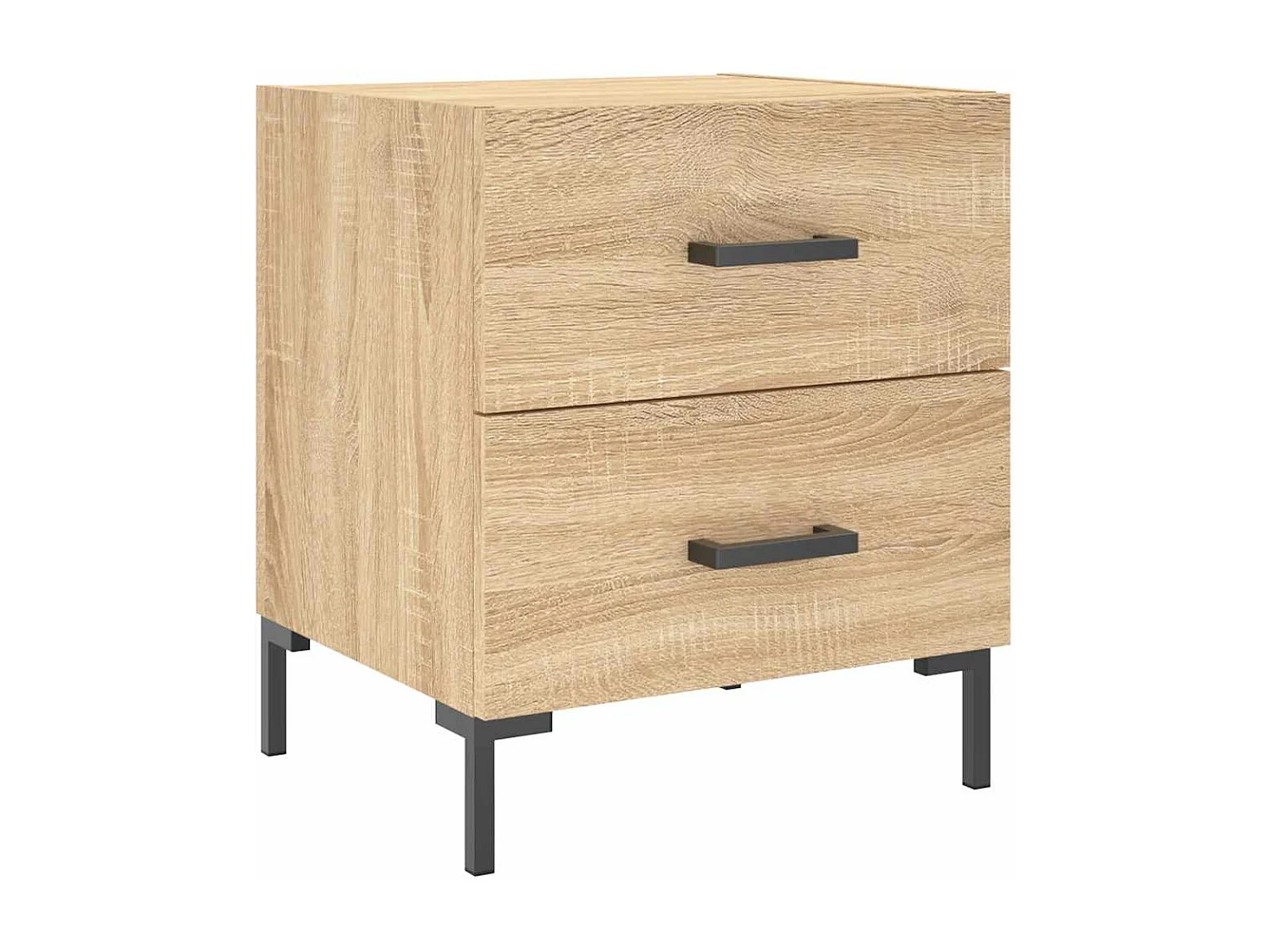 Tables de chevet 2 pcs chêne sonoma 40x35x47,5 cm