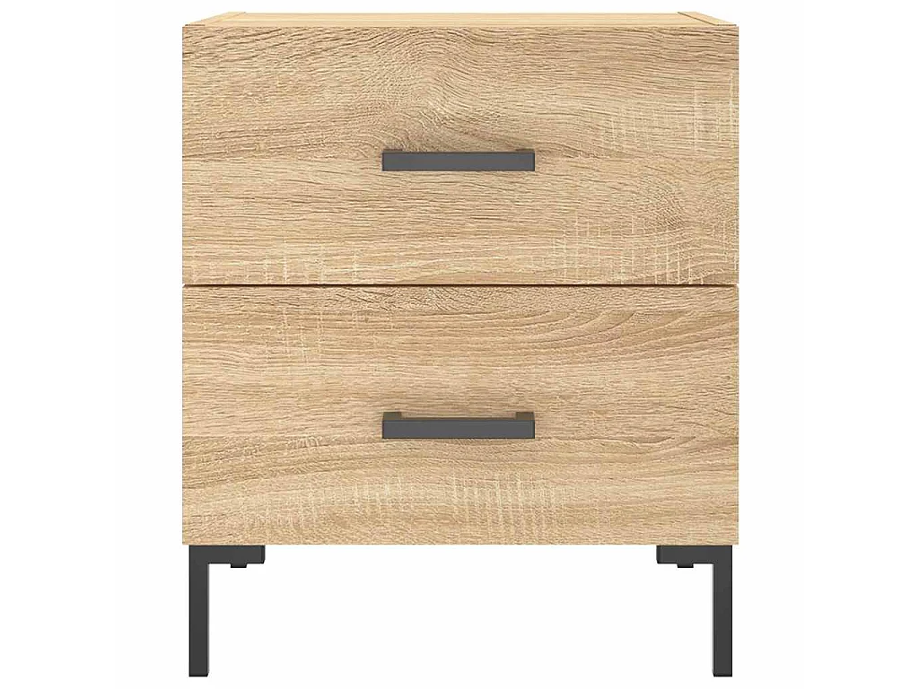 Nachttische 2 Stk. Sonoma-Eiche 40x35x47,5 cm Holzwerkstoff