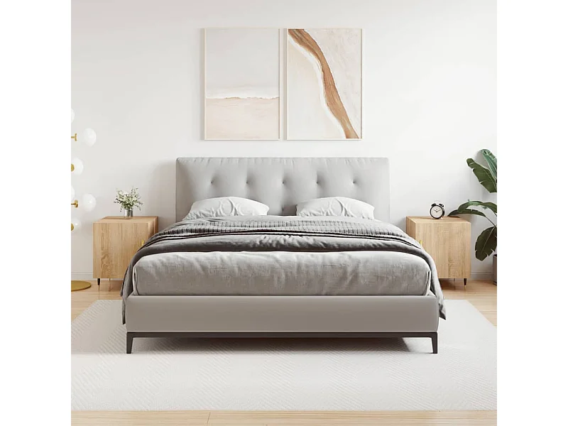 Nachttische 2 Stk. Sonoma-Eiche 40x40x50 cm Holzwerkstoff