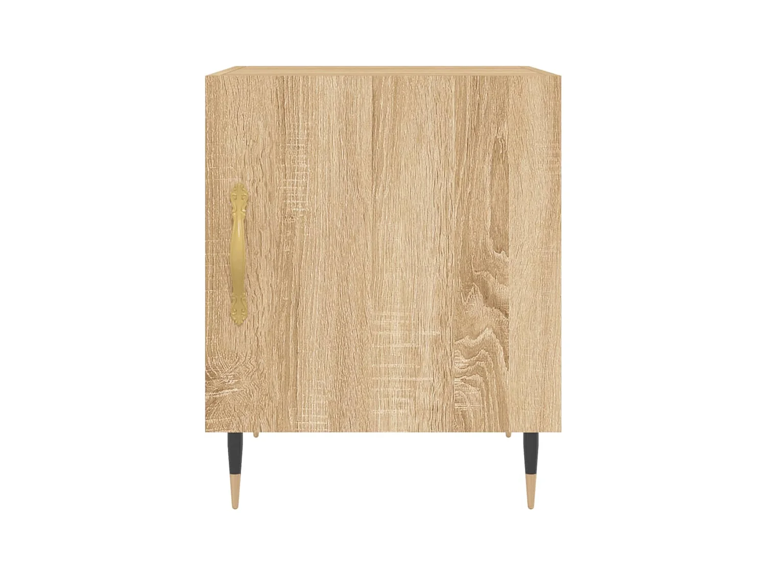 Mesitas noche 2 uds madera ingeniería roble Sonoma 40x40x50 cm