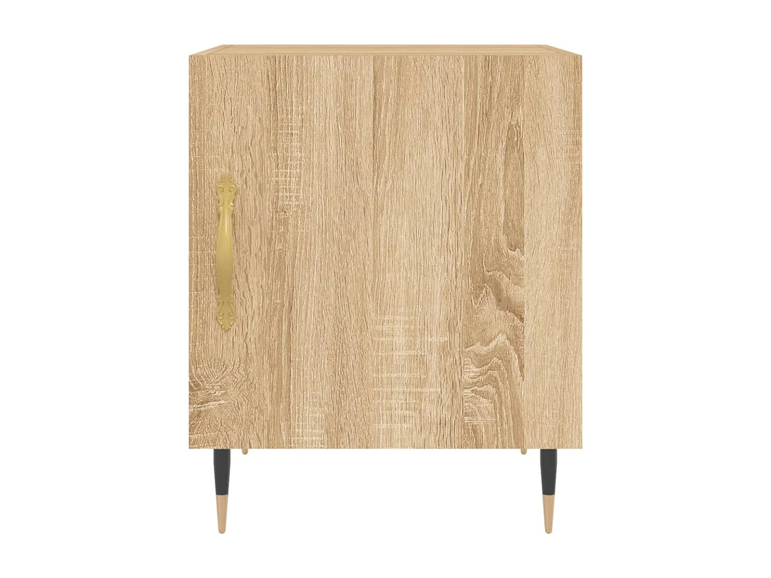 Nachttische 2 Stk. Sonoma-Eiche 40x40x50 cm Holzwerkstoff