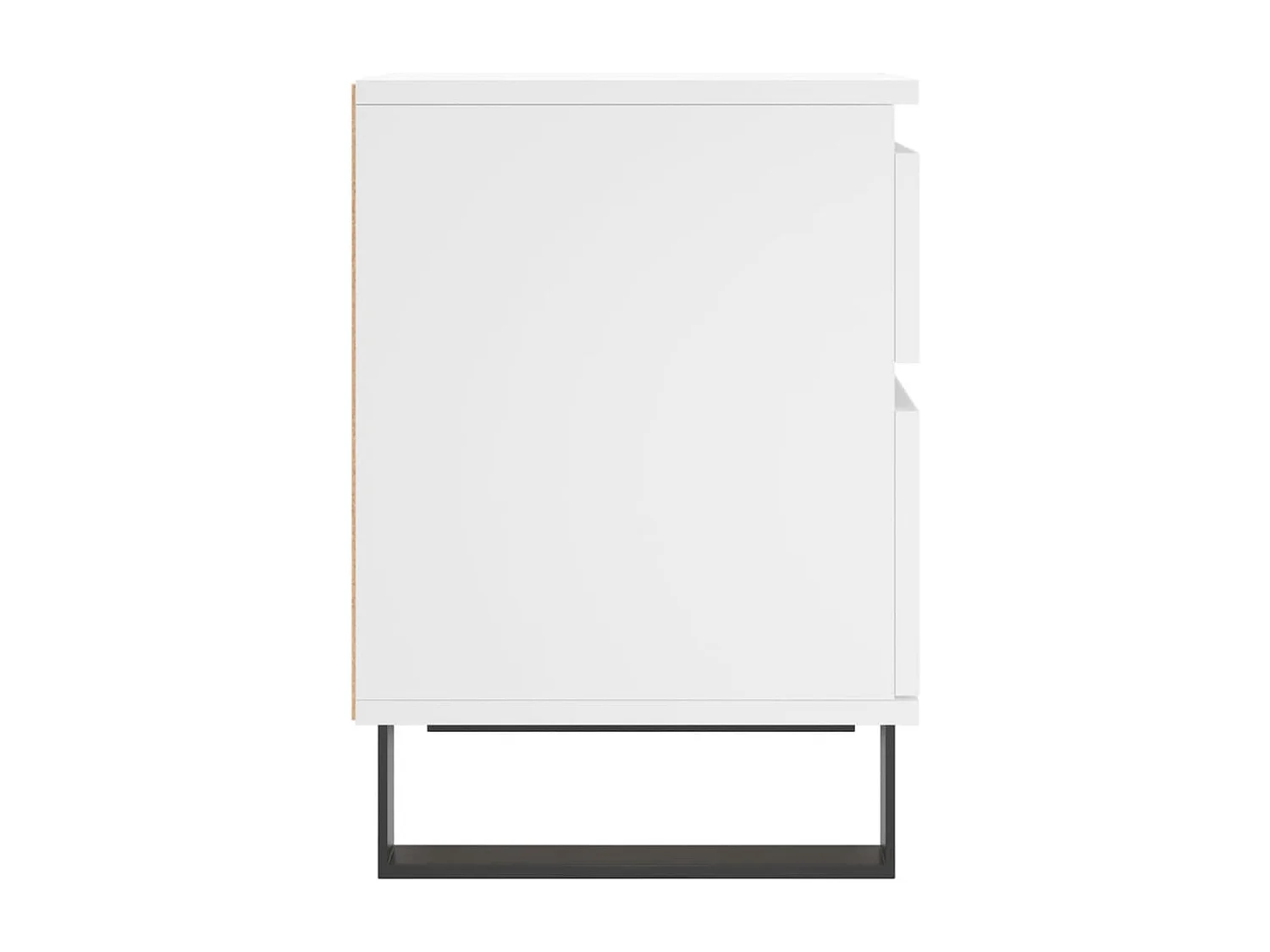 Mesas de cabeceira 2pcs 40x35x50 cm derivados de madeira branco