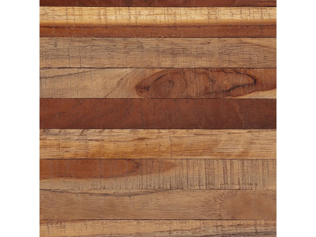 Tables d'appoint 2 pcs teck de récupération massif