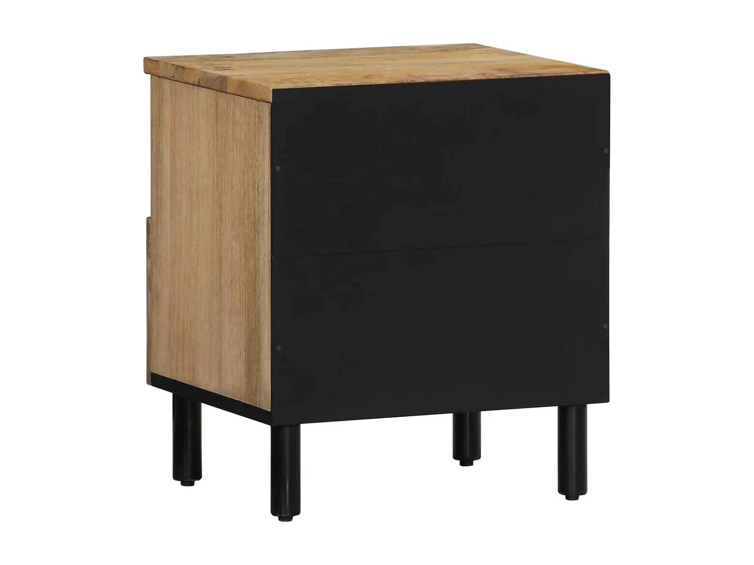 Nachttische 2 Stk. 40x33x46 cm Massivholz Mango