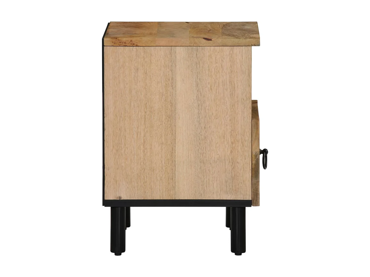 Nachttische 2 Stk. 40x33x46 cm Massivholz Mango