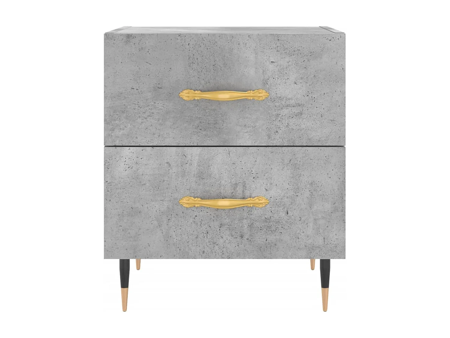 Nachttisch Betongrau 40x35x47,5 cm Holzwerkstoff