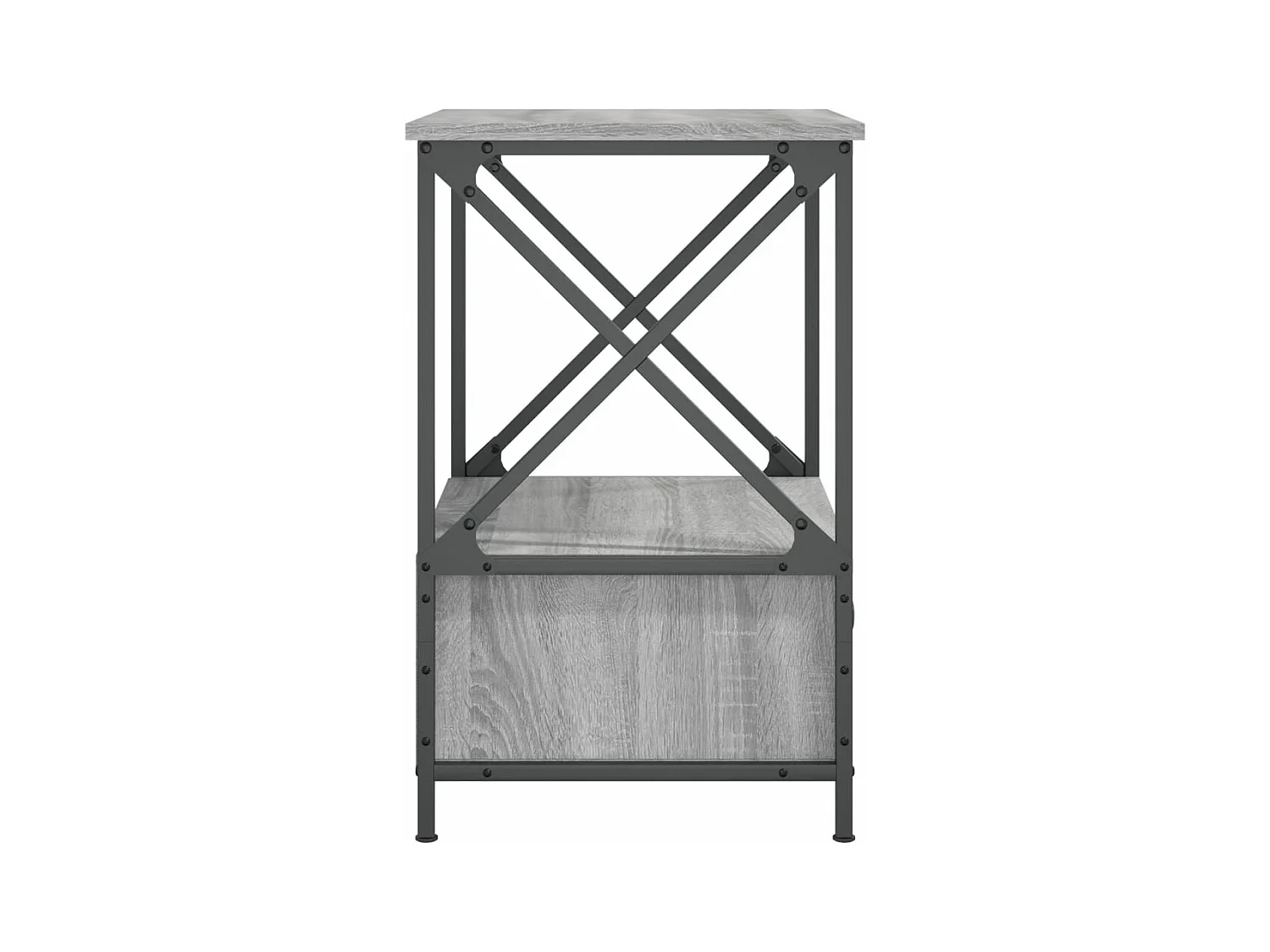 Nachttisch Grau Sonoma 50x41x65 cm Holzwerkstoff