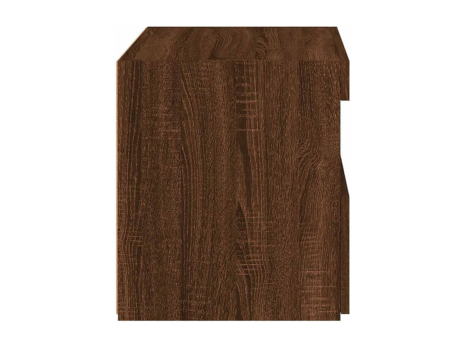 Nachttische mit LED-Leuchten 2 Stk. Braun Eiche 50x40x45 cm