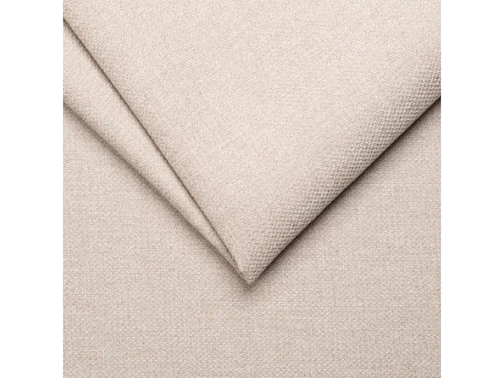 Canapé convertible EXPRESS MAJORQUE 140 cm matelas 18 cm sommier lattes tissu tweed twist crème