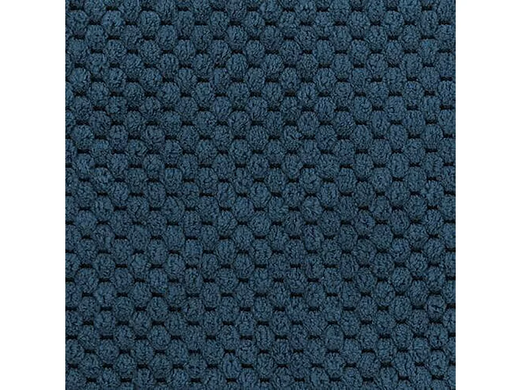 Canapé d'angle TrendyNest 101, Bleu, Fonction de couchage, Boîte de literie, 244x165x76cm