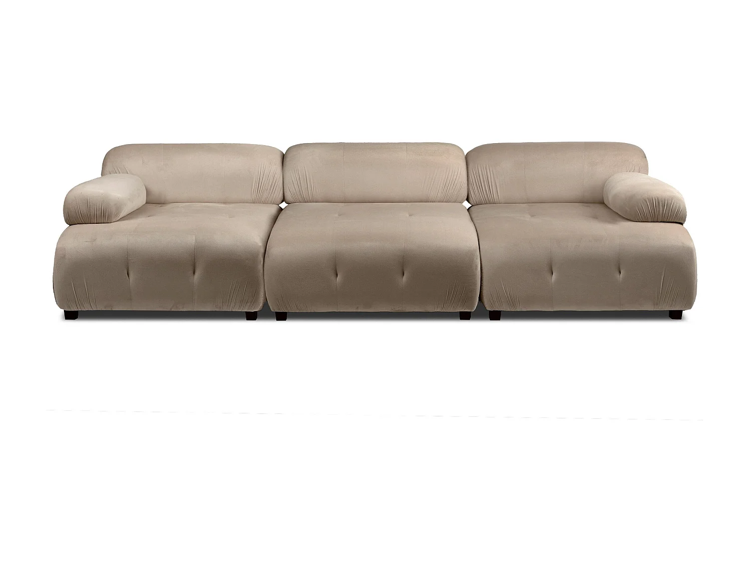 Canapé design modulable Hollywood Velours Taupe