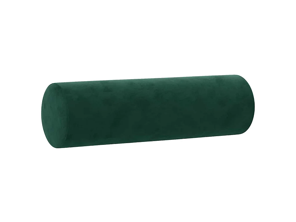 Set di Divani 3 pz con Cuscini Verde Scuro in Velluto