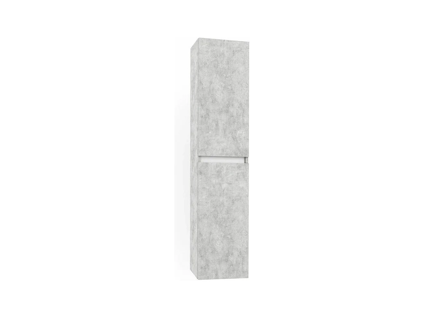 Colonne de salle de bain mélaminé effet béton Teph L 35cm