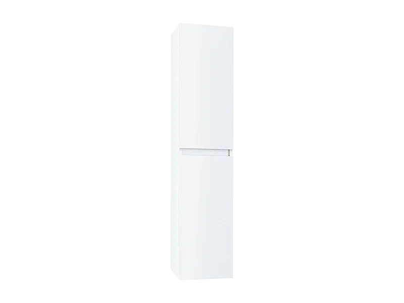 Colonne de salle de bain mélaminé blanc mat Teph L 35cm