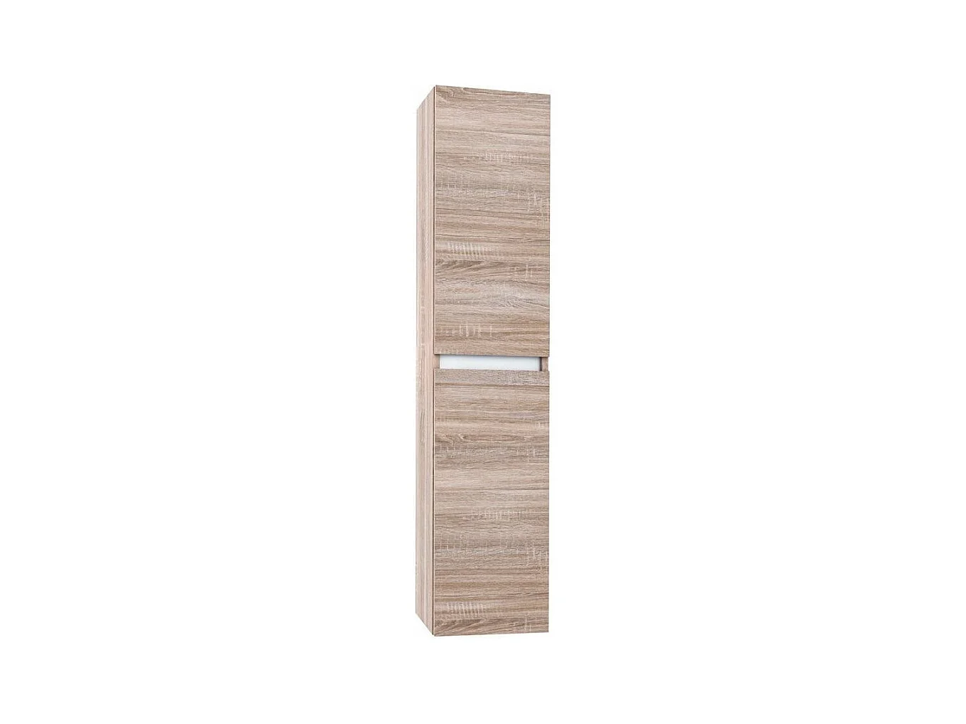 Colonne de salle de bain mélaminé bois clair Teph L 35cm