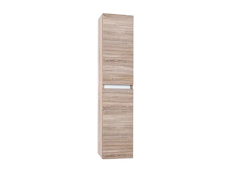Colonne de salle de bain mélaminé bois clair Teph L 35cm