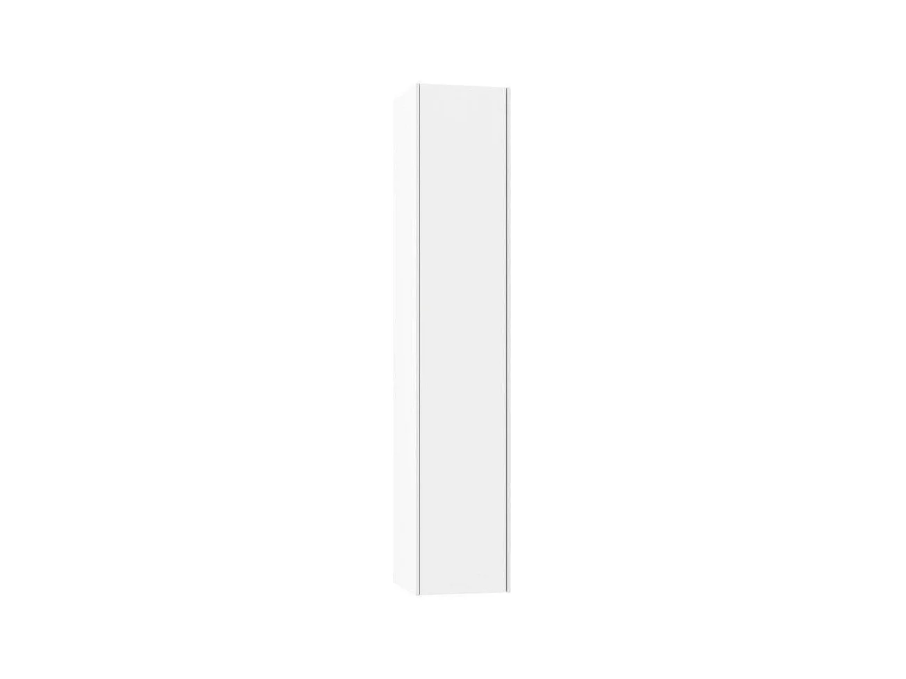 Colonne de salle de bain laqué blanc mat Lago L 25cm
