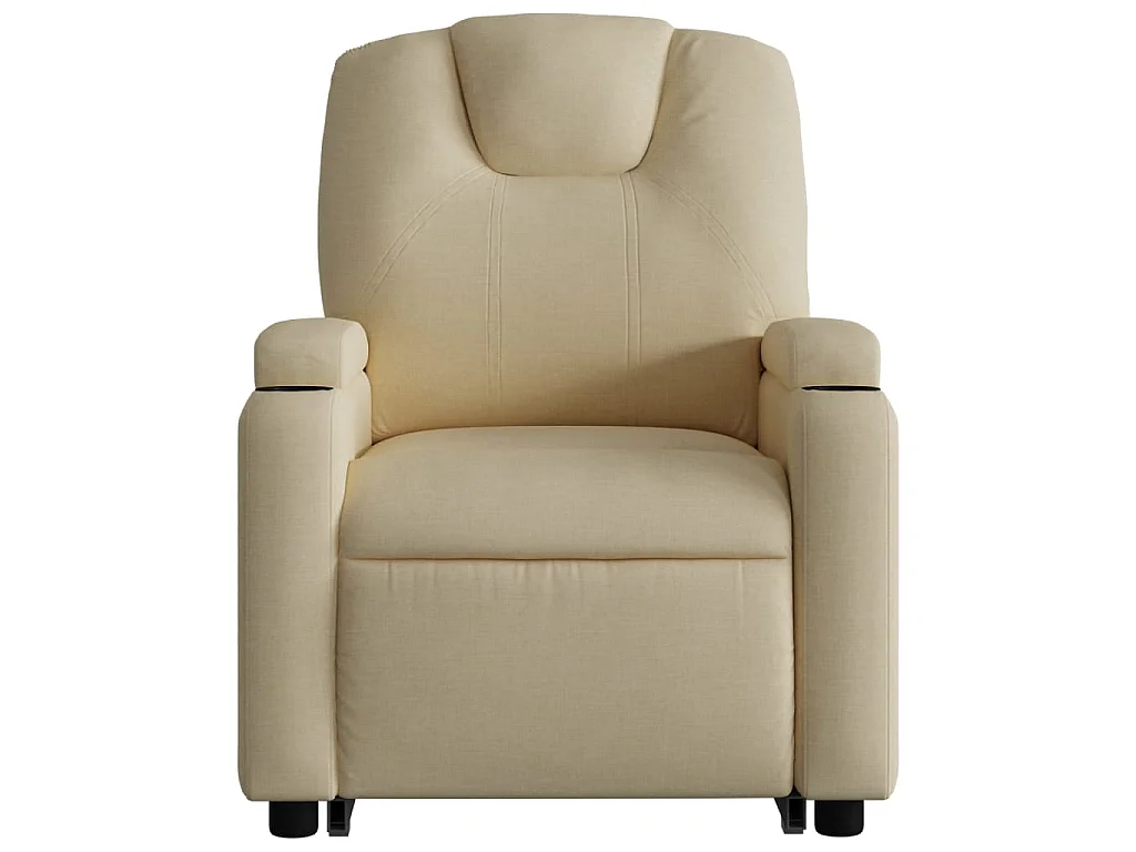 Fauteuil inclinable Crème Tissu