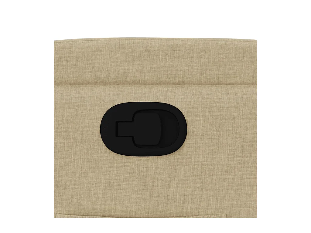 Fauteuil inclinable Crème Tissu