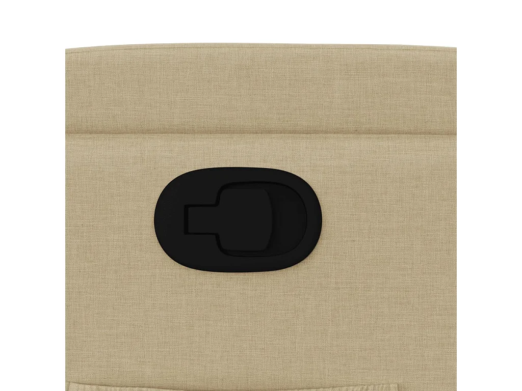 Fauteuil inclinable Crème Tissu