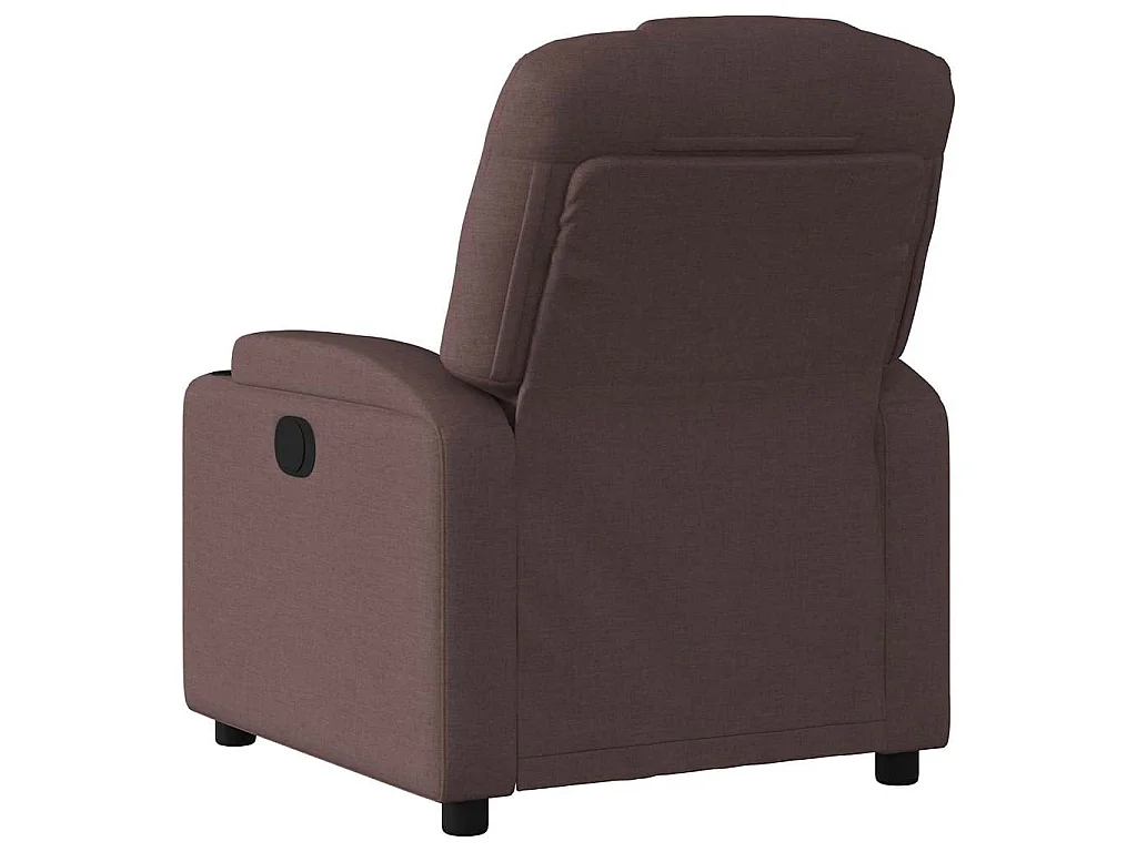 Fauteuil inclinable Marron foncé Tissu