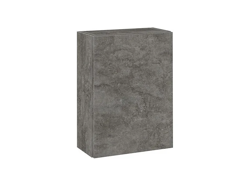 Armoire à pharmacie mélaminé gris oxyde Teph H 47cm