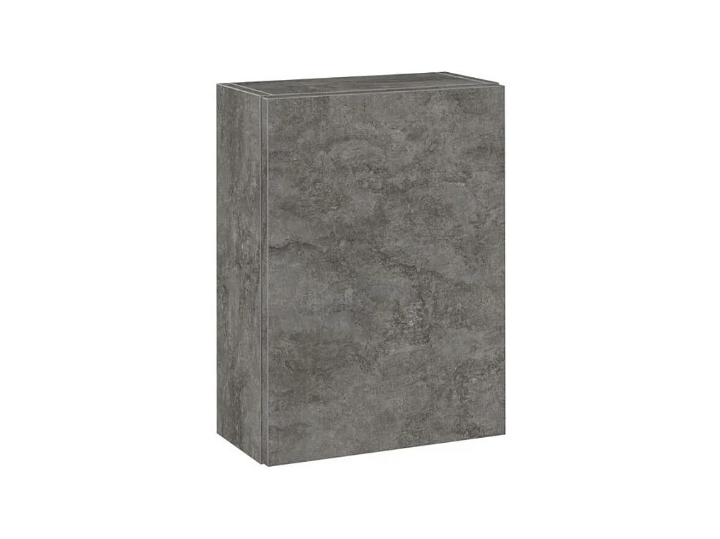 Armoire à pharmacie mélaminé gris oxyde Teph H 47cm
