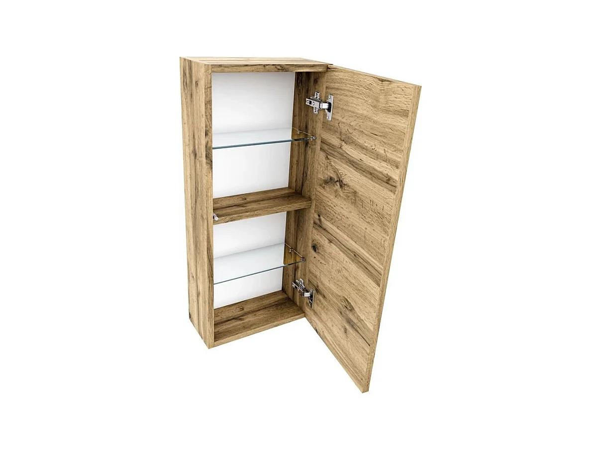 Teph licht eiken melamine medicijnkastje L 35 cm