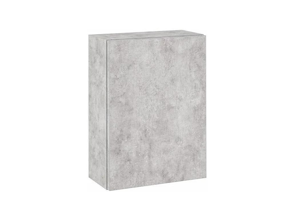 Armoire à pharmacie mélaminé effet béton Teph H 47cm