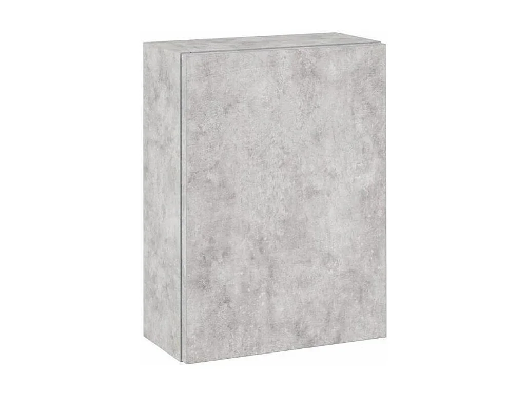 Armoire à pharmacie mélaminé effet béton Teph H 47cm