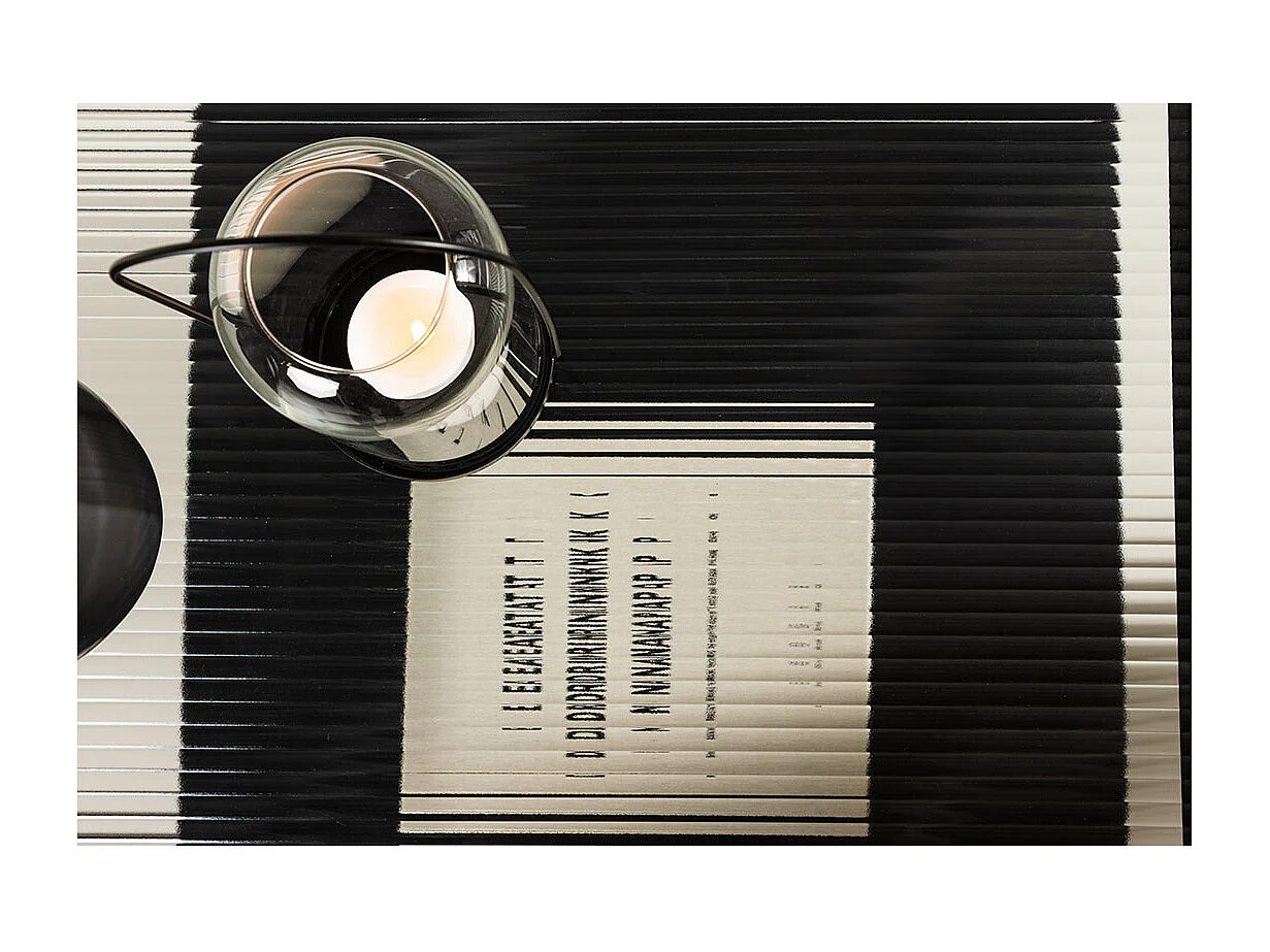 Tavolino Campinas 1 ripiano nero.