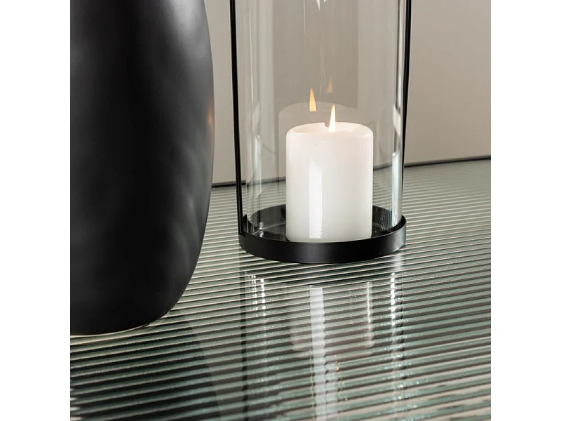 Table Basse Design "Campinas" 90cm Noir