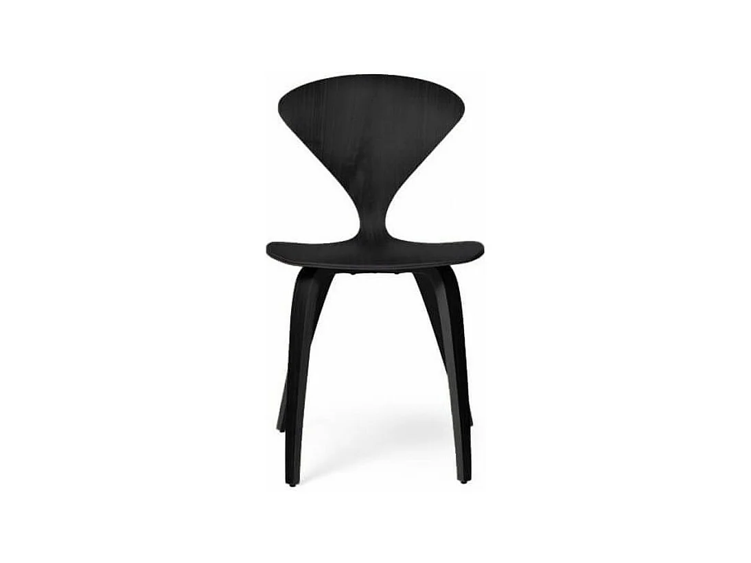 Chaise en bois frênes noir fait à la main Milener