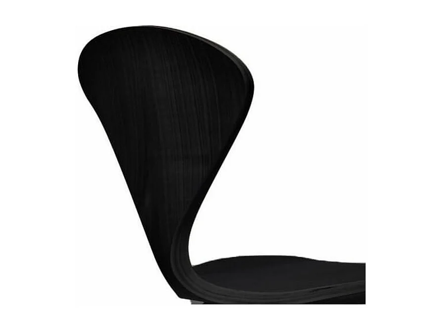 Chaise en bois frênes noir fait à la main Milener