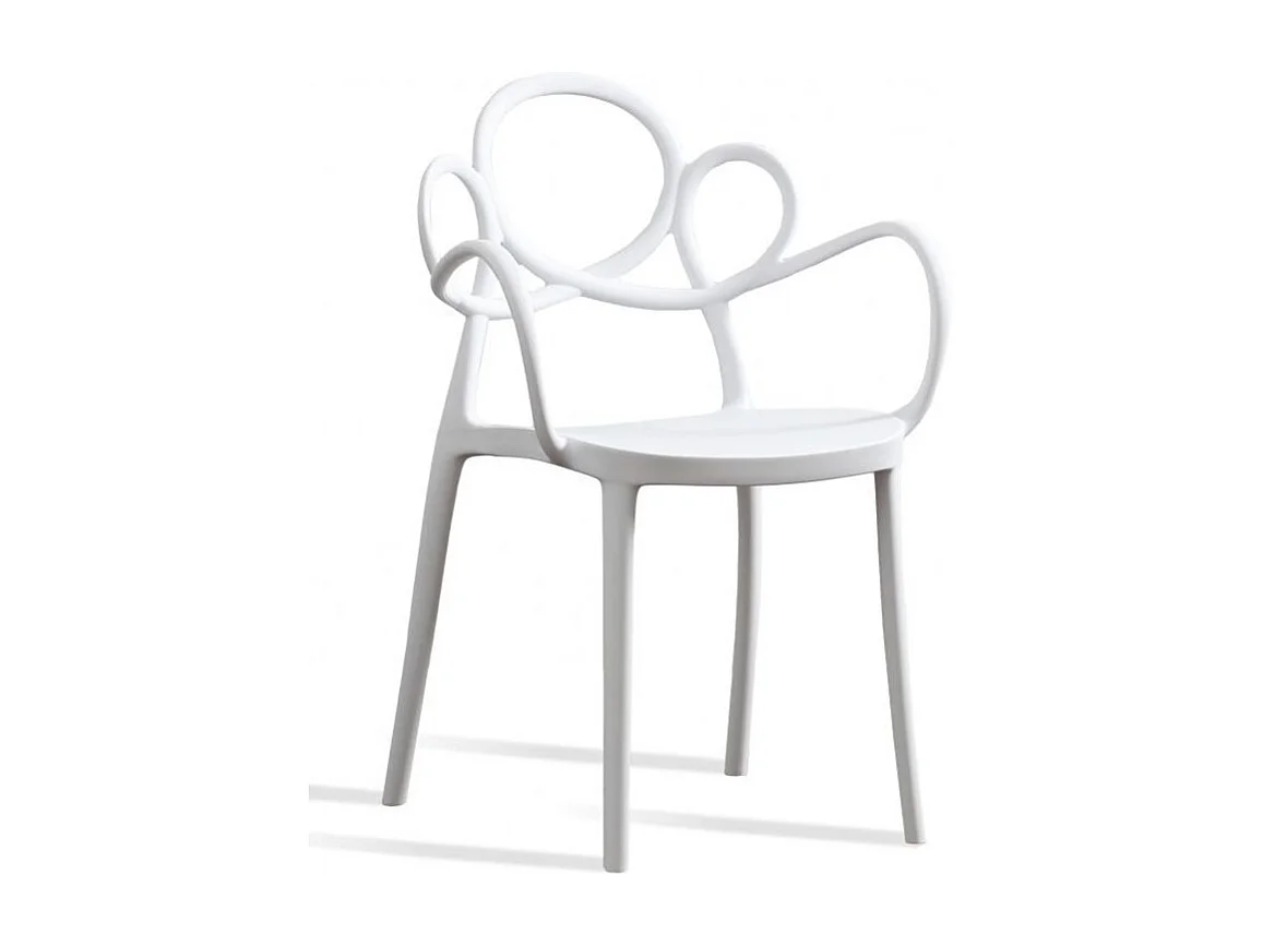 Chaise originale polypropylène blanche Maliano