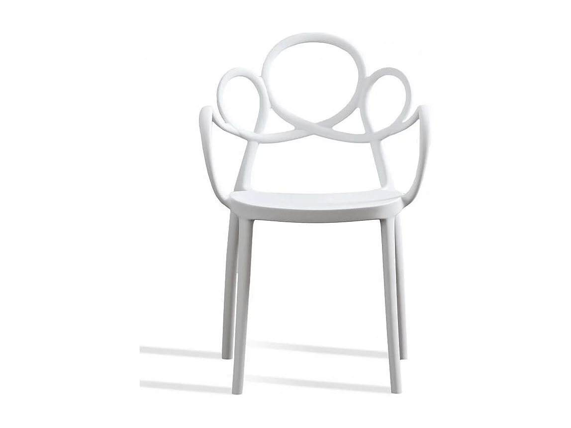 Chaise originale polypropylène blanche Maliano