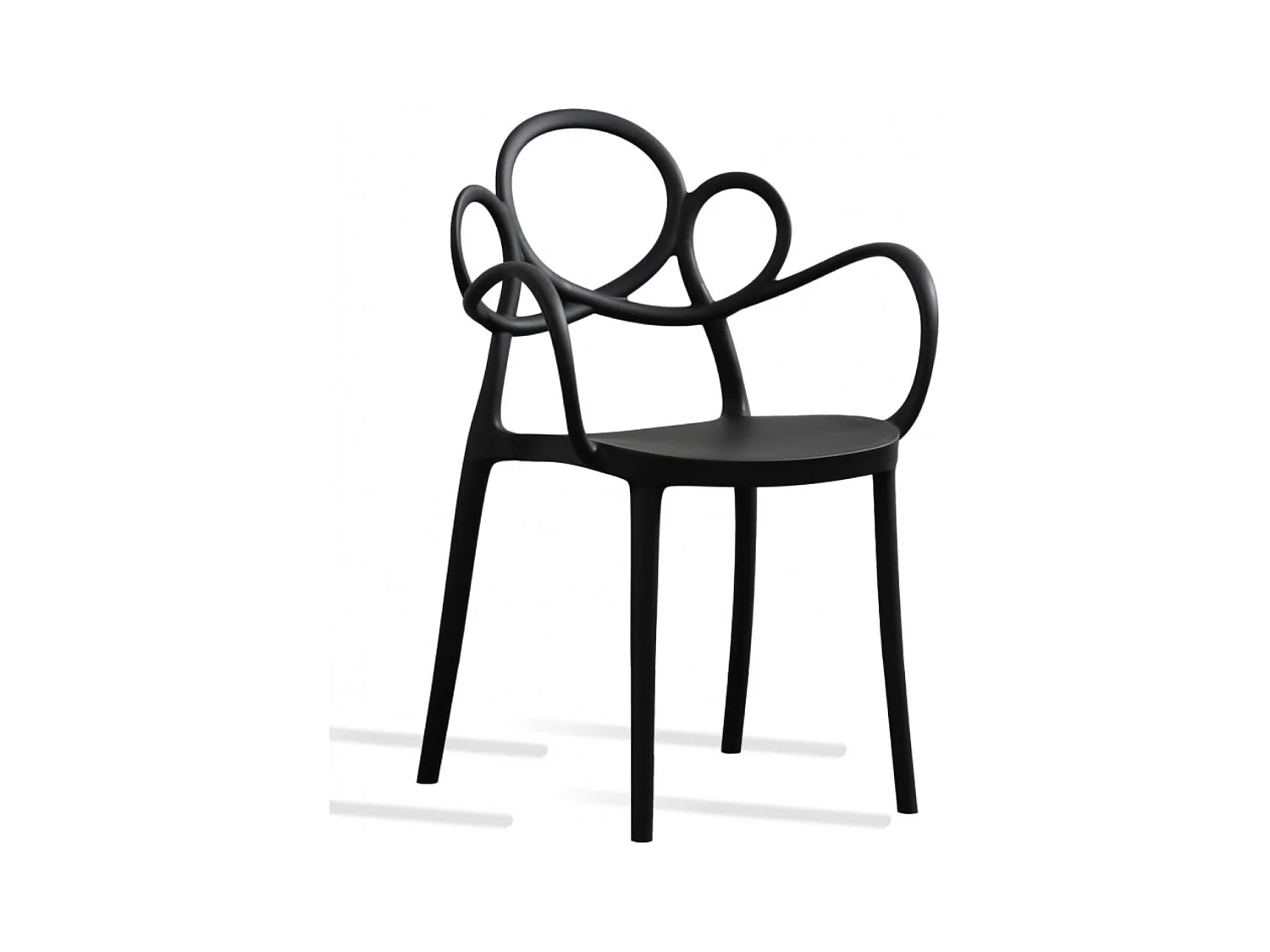 Silla MALIANO de polipropileno – Interior y exterior-Color Blanco