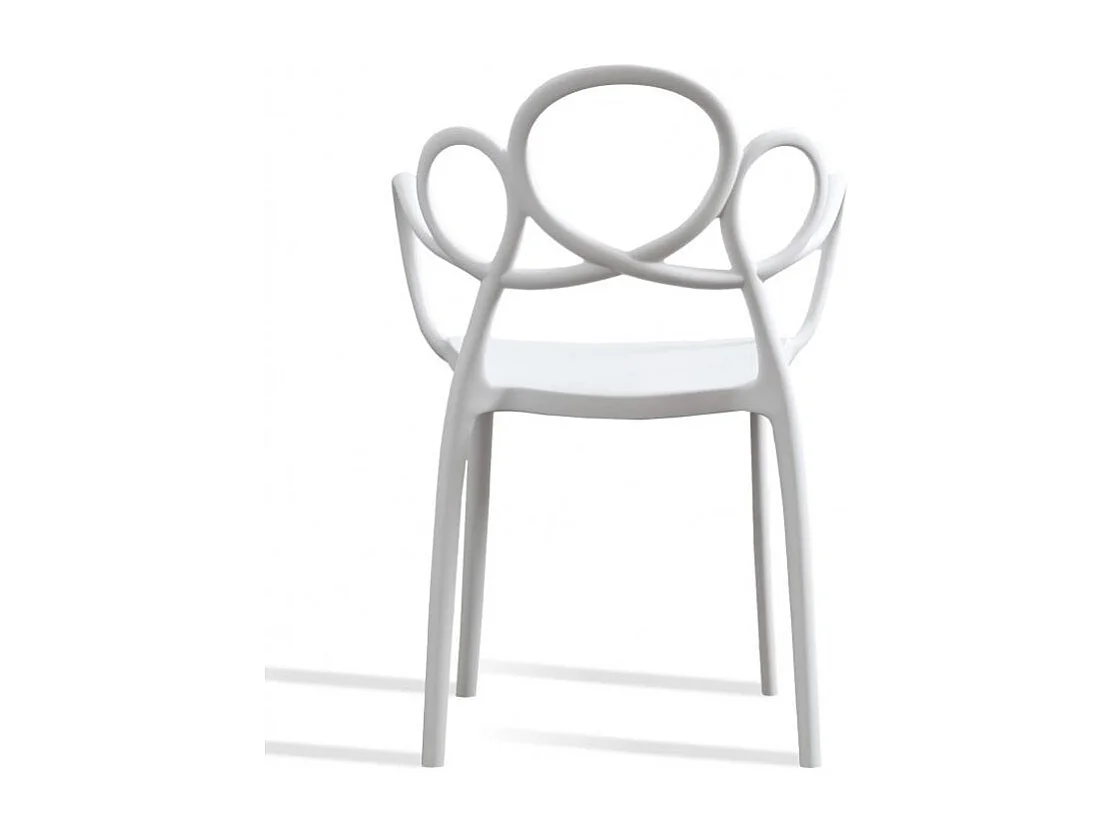 Chaise originale polypropylène blanche Maliano