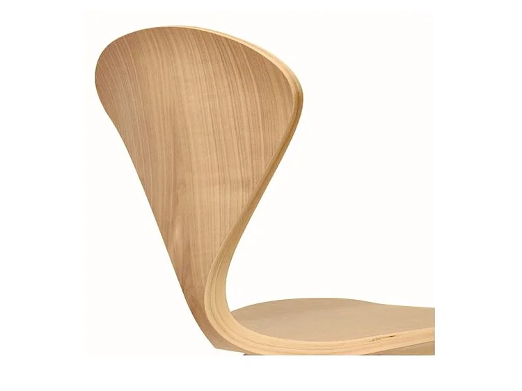 Silla de madera Milener: elegancia artesanal y diseño premium-Natural