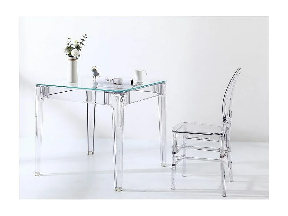Chaise design transparente Velkra