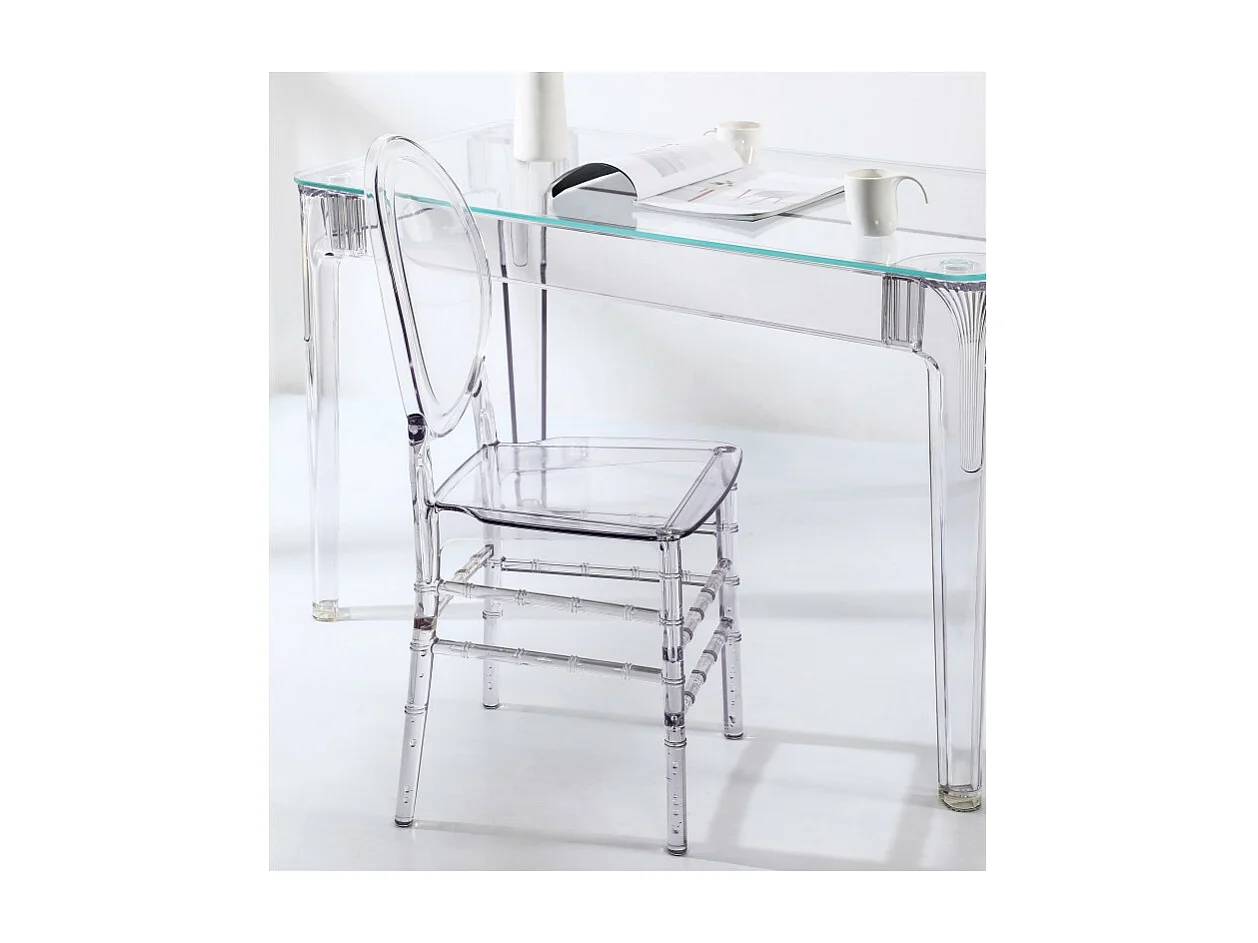 Chaise design transparente Felicia