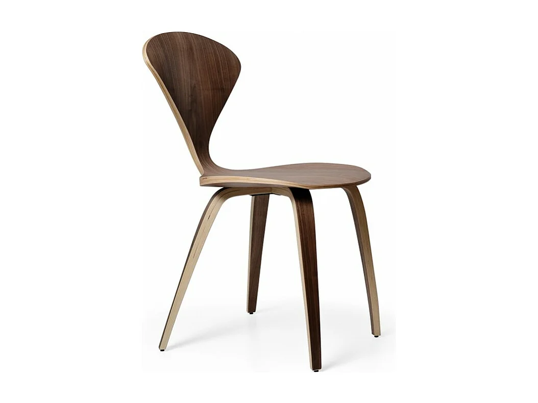 Chaise en bois noyer fait à la main Milener