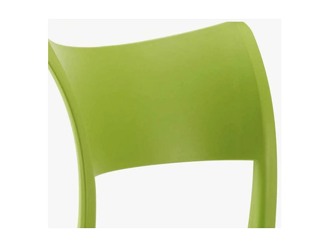 Chaise empilable Lozana-Couleur Gris